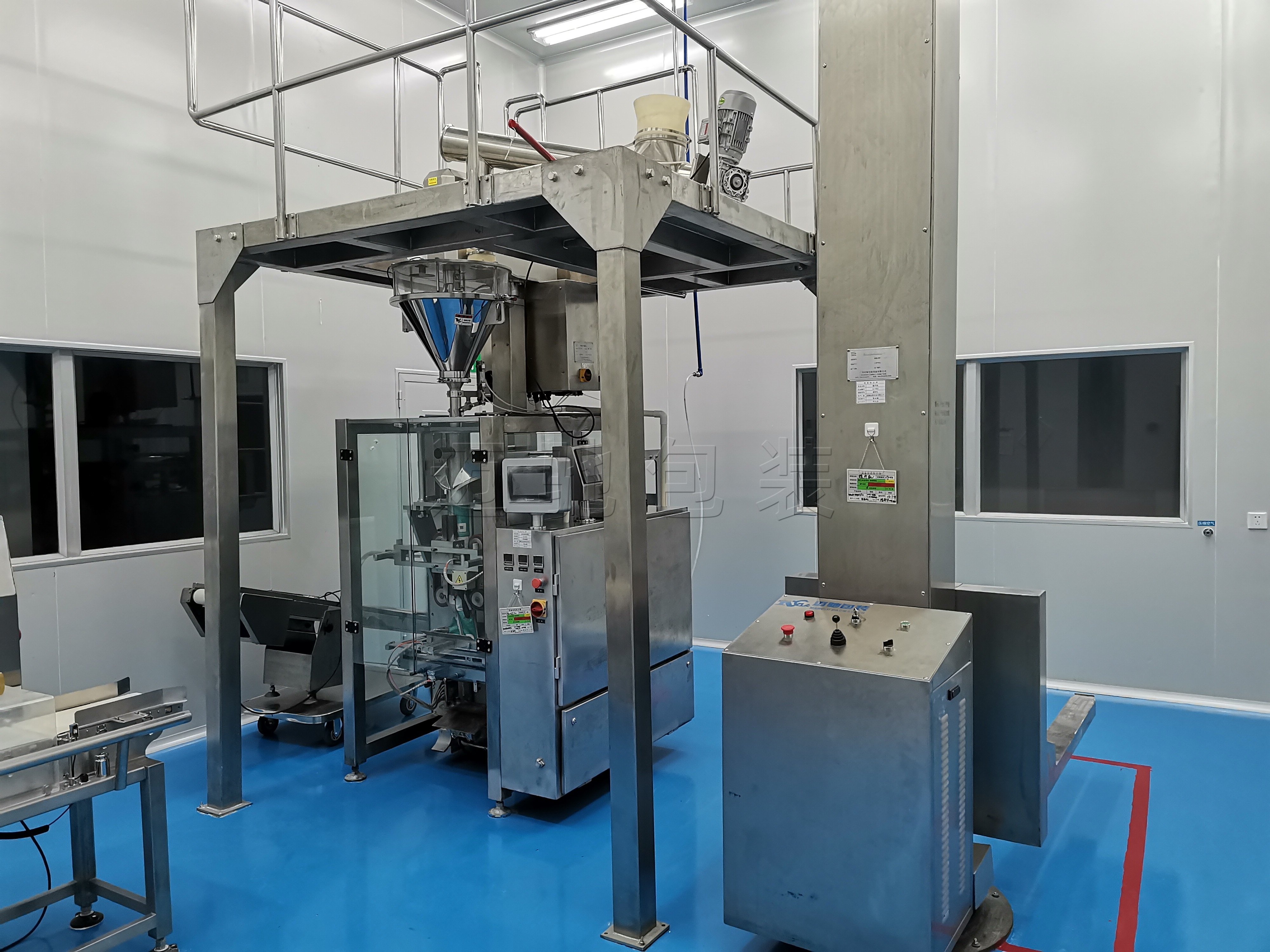 粉體包裝機80包/分鐘防塵方案落地